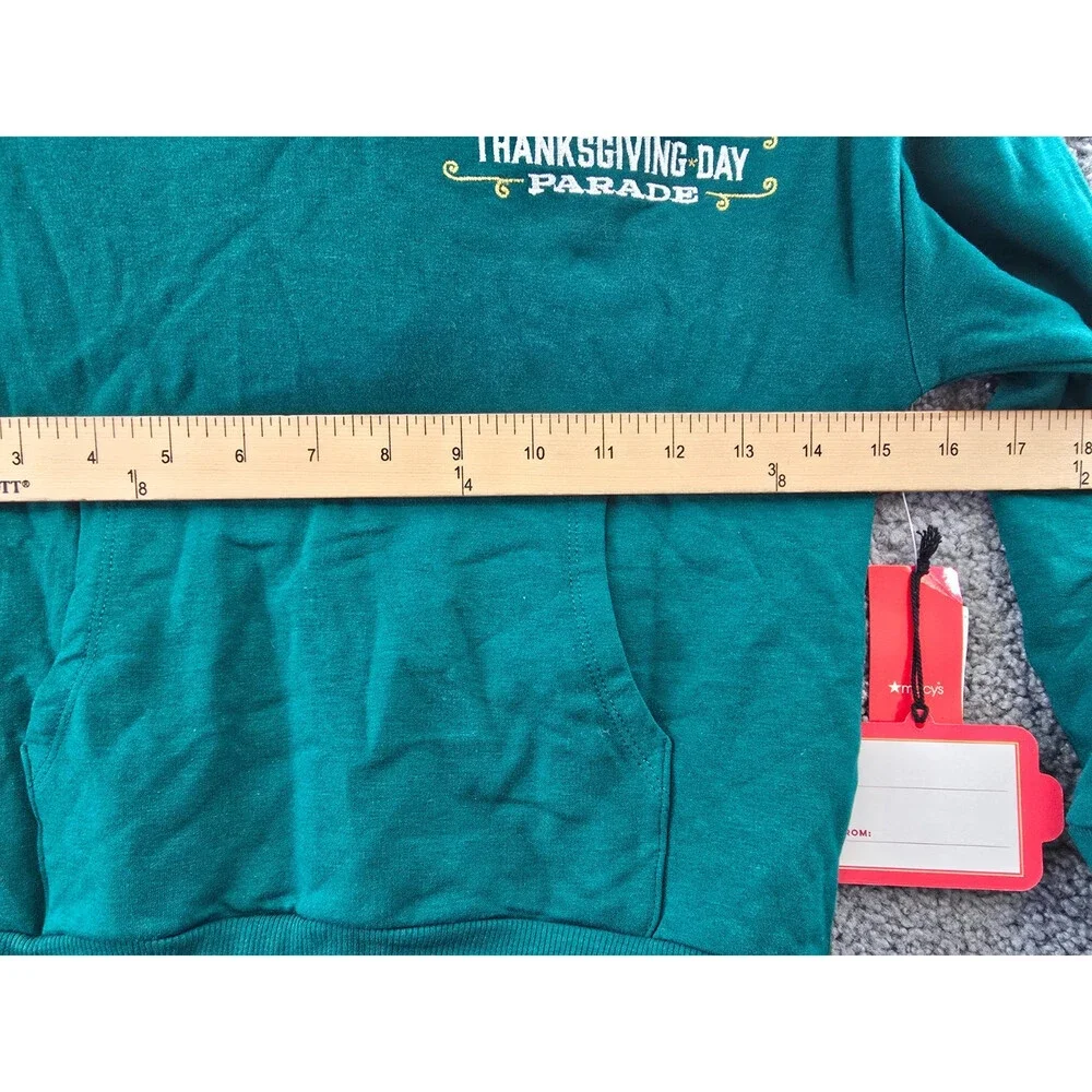 Macy's Thanksgiving Day Parade Sweatshirt Little Girls S 7/8 Aventurine Pullover - Picture 6 of 15